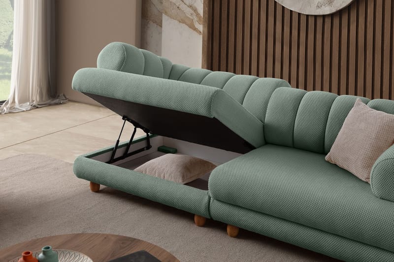 Munemori 3-sits Soffa 240x80x95 cm - Sea Green - Möbler - Soffa - 3 sits soffa