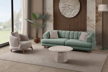 Munemori 3-sits Soffa 240x80x95 cm - Sea Green - Möbler - Soffa - 3 sits soffa