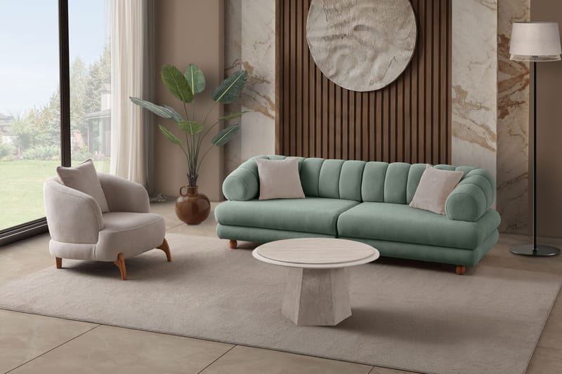 Munemori 3-sits Soffa 240x80x95 cm - Sea Green - Möbler - Soffa - 3 sits soffa