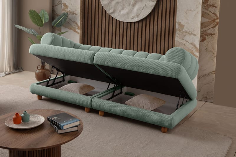 Munemori 3-sits Soffa 240x80x95 cm - Sea Green - Möbler - Soffa - 3 sits soffa