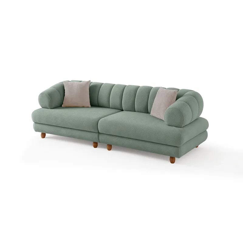 Munemori 3-sits Soffa 240x80x95 cm, Sea Green