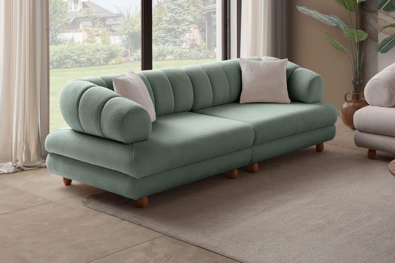 Munemori 3-sits Soffa 240x80x95 cm - Sea Green - Möbler - Soffa - 3 sits soffa