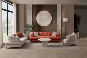 Munemori 3-sits Soffa 240x80x95 cm - Tile Red - Möbler - Soffa - 3 sits soffa