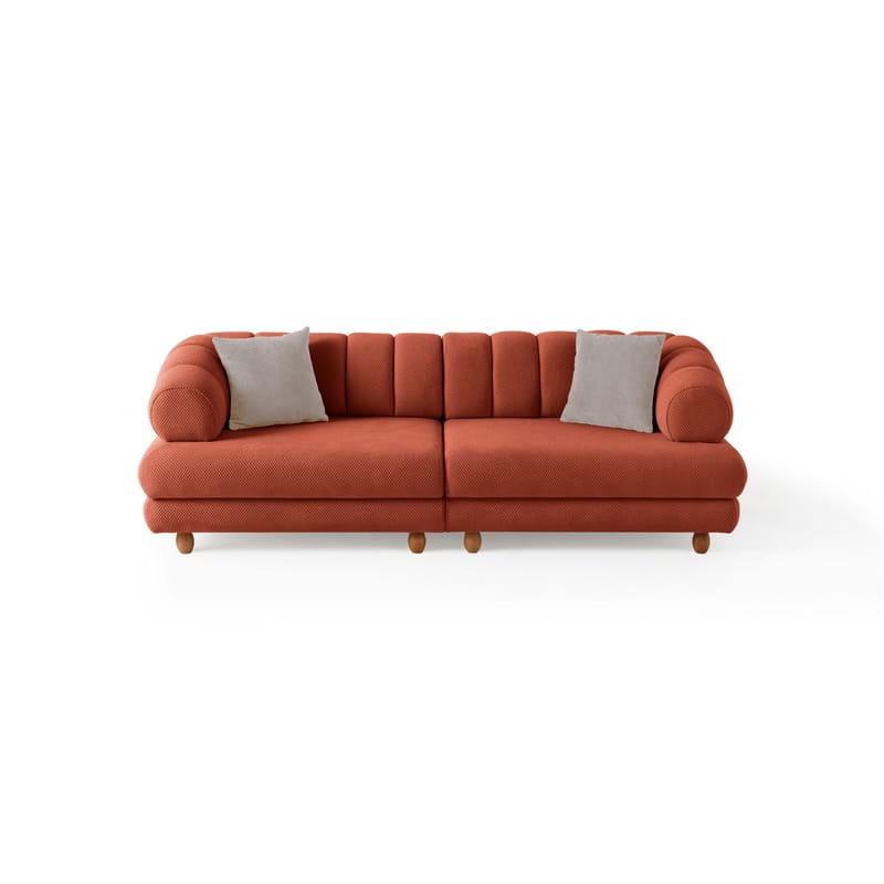 Munemori 3-sits Soffa 240x80x95 cm - Tile Red - Möbler - Soffa - 3 sits soffa