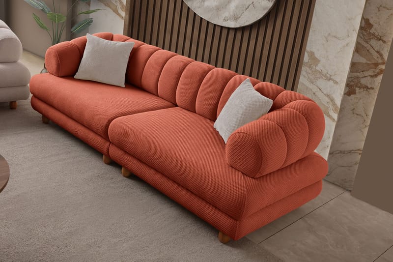 Munemori 3-sits Soffa 240x80x95 cm - Tile Red - Möbler - Soffa - 3 sits soffa