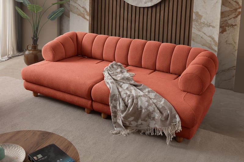 Munemori 3-sits Soffa 240x80x95 cm - Tile Red - Möbler - Soffa - 3 sits soffa
