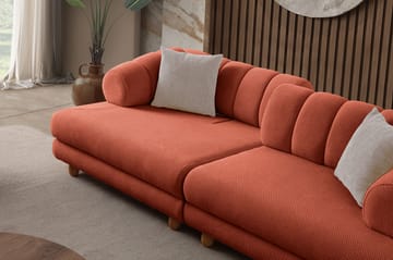 Munemori 3-sits Soffa 240x80x95 cm - Tile Red - Möbler - Soffa - 3 sits soffa
