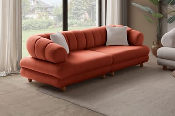 Munemori 3-sits Soffa 240x80x95 cm - Tile Red - Möbler - Soffa - 3 sits soffa