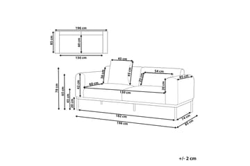 Naklund Soffa 2-sits - Brun/Svart - Möbler - Soffa - 2 sits soffa