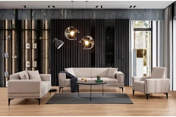 Naoko 3-sits Soffa - Ljusbrun - Möbler - Soffa - 2 sits soffa