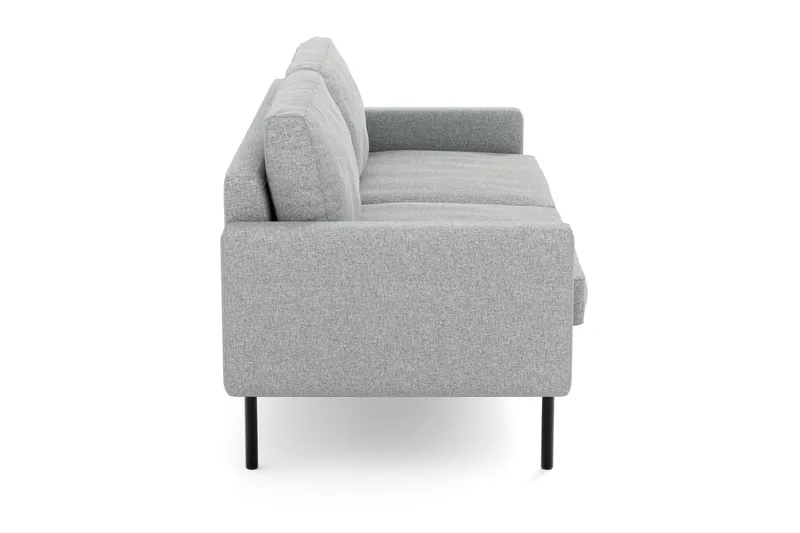 Nevada 3-sits Tygsoffa - Grå - Möbler - Soffa - 3 sits soffa