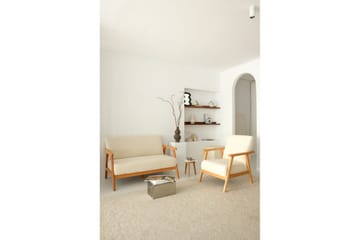 Neyros Soffa 2-sits - Vit - Möbler - Soffa - Sammetssoffa