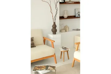 Neyros Soffa 2-sits - Vit - Möbler - Soffa - Sammetssoffa