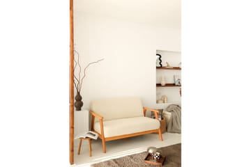 Neyros Soffa 2-sits - Vit - Möbler - Soffa - Sammetssoffa