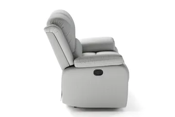 Norbo Liten reclinersoffa - Fällbar soffa 2-sits - Biosoffa i Tyg - Ljusgrå - Möbler - Soffa - Biosoffa & reclinersoffa