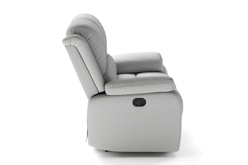 Norbo Liten reclinersoffa - Fällbar soffa 2-sits - Biosoffa i Tyg - Ljusgrå - Möbler - Soffa - Biosoffa & reclinersoffa