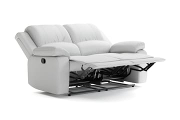 Norbo Liten reclinersoffa - Fällbar soffa 2-sits - Biosoffa i Tyg - Ljusgrå - Möbler - Soffa - Biosoffa & reclinersoffa