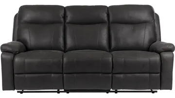 Norvian Reclinersoffa 3-sits Elektrisk - Svart - Möbler - Soffa - Biosoffa & reclinersoffa