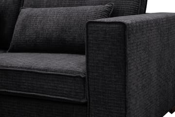 Nova 4-sits Vänstervänd L-formad Schäslongsoffa i Manchester - Grå - Möbler - Soffa - Divansoffa & schäslongsoffa - 4 sits soffa med divan