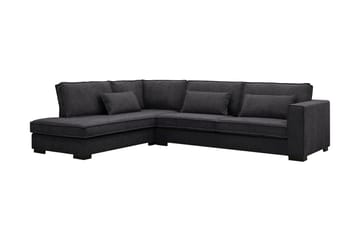 Nova 4-sits Vänstervänd L-formad Schäslongsoffa i Manchester - Grå - Möbler - Soffa - Divansoffa & schäslongsoffa - 4 sits soffa med divan