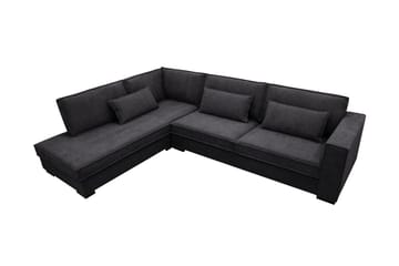 Nova 4-sits Vänstervänd L-formad Schäslongsoffa i Manchester - Grå - Möbler - Soffa - Divansoffa & schäslongsoffa - 4 sits soffa med divan