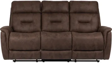 Novira 3-sits reclinersoffa Elektrisk - Brun - Möbler - Soffa - Biosoffa & reclinersoffa
