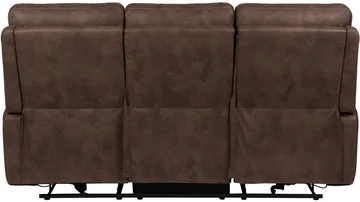 Novira 3-sits reclinersoffa Elektrisk - Brun - Möbler - Soffa - Biosoffa & reclinersoffa