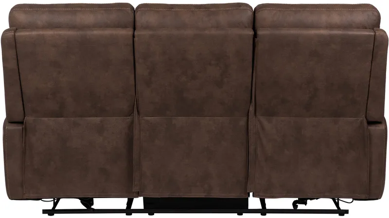 Novira 3-sits reclinersoffa Elektrisk - Brun - Möbler - Soffa - Biosoffa & reclinersoffa
