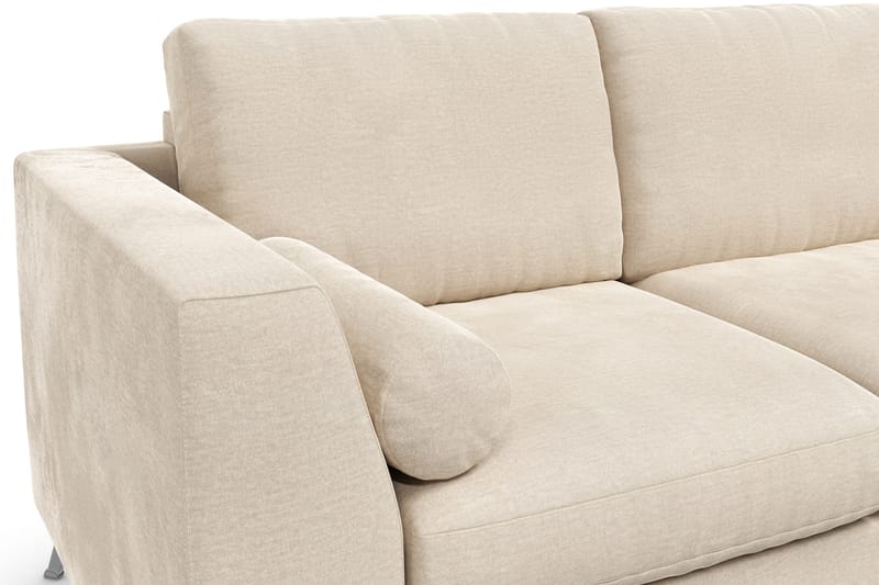 Ocean Lyx 3-sits Sammetssoffa - Beige - Möbler - Soffa - Sammetssoffa