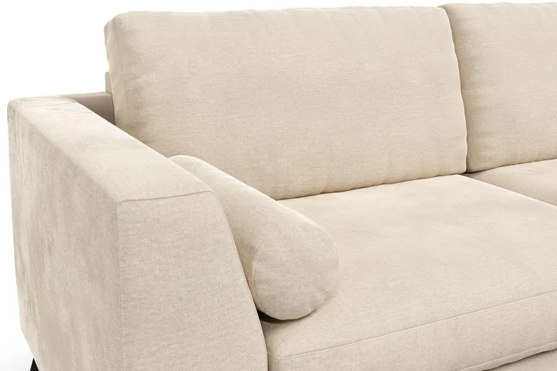 Ocean Lyx 3-sits Sammetssoffa - Beige - Möbler - Soffa - 2 sits soffa