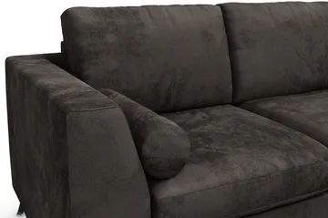 Ocean Lyx 3-sits Sammetssoffa - Mörkgrå - Möbler - Soffa - Sammetssoffa