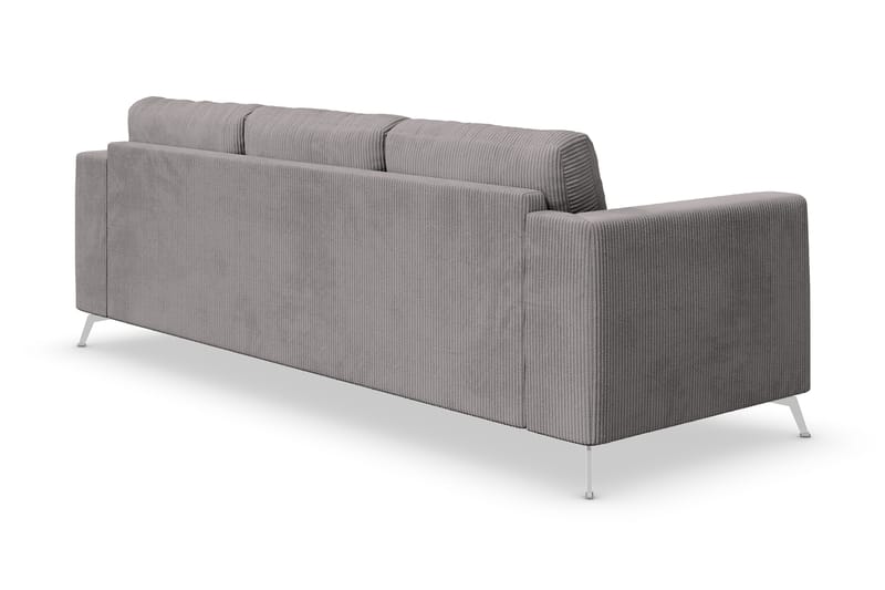 Ocean Lyx 4-sits Manchestersoffa - Mörkgrå - Möbler - Soffa - 4 sits soffa