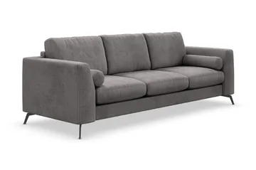 Ocean Lyx 4-sits Manchestersoffa - Mörkgrå - Möbler - Soffa - 4 sits soffa