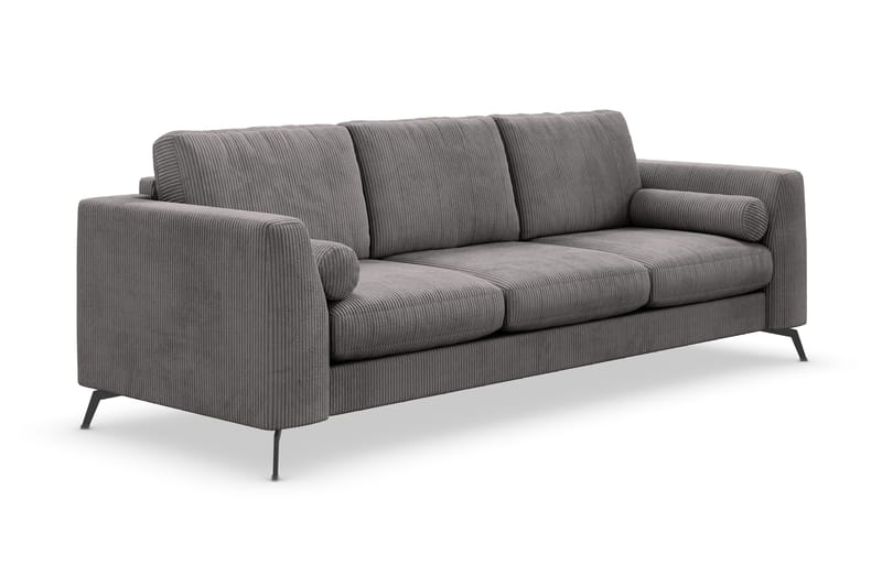 Ocean Lyx 4-sits Manchestersoffa - Mörkgrå - Möbler - Soffa - 4 sits soffa