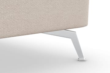 Ocean Lyx 5-sits Vändbar L-formad Hörnsoffa i Tyg - Beige - Möbler - Soffa - Hörnsoffa