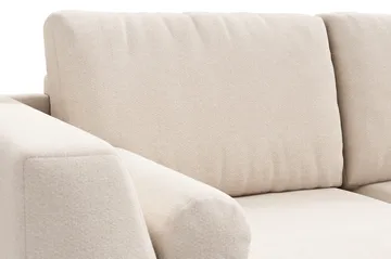 Ocean Lyx 5-sits Vändbar L-formad Hörnsoffa i Tyg - Beige - Möbler - Soffa - Hörnsoffa