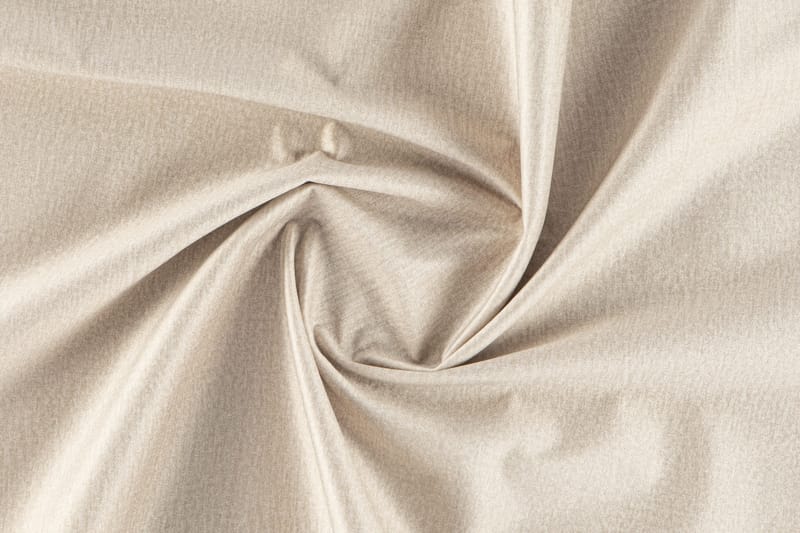 Ocean Lyx Soffa med Nackrullar i Tyg - Beige - Möbler - Soffa - Sammetssoffa