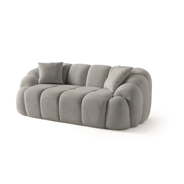 Octavio 2-sitssoffa 199x70x80 cm - Grå - Möbler - Soffa - 2 sits soffa