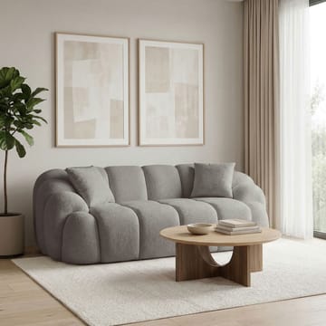 Octavio 2-sitssoffa 199x70x80 cm - Grå - Möbler - Soffa - 2 sits soffa