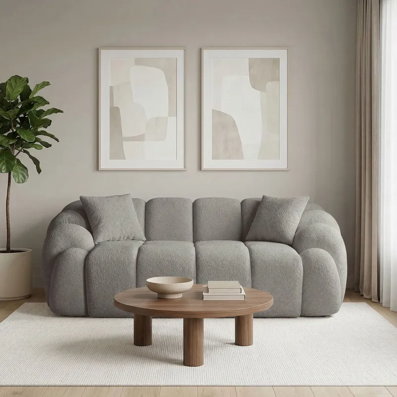 Octavio 2-sitssoffa 199x70x80 cm - Grå - Möbler - Soffa - 2 sits soffa