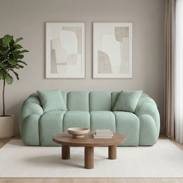 Octavio 2-sitssoffa 199x70x80 cm - turkos - Möbler - Soffa - 2 sits soffa