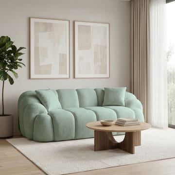 Octavio 2-sitssoffa 199x70x80 cm - turkos - Möbler - Soffa - 2 sits soffa