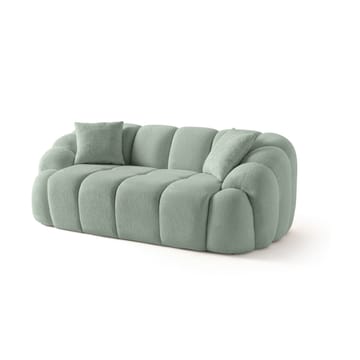 Octavio 2-sitssoffa 199x70x80 cm - turkos - Möbler - Soffa - 2 sits soffa