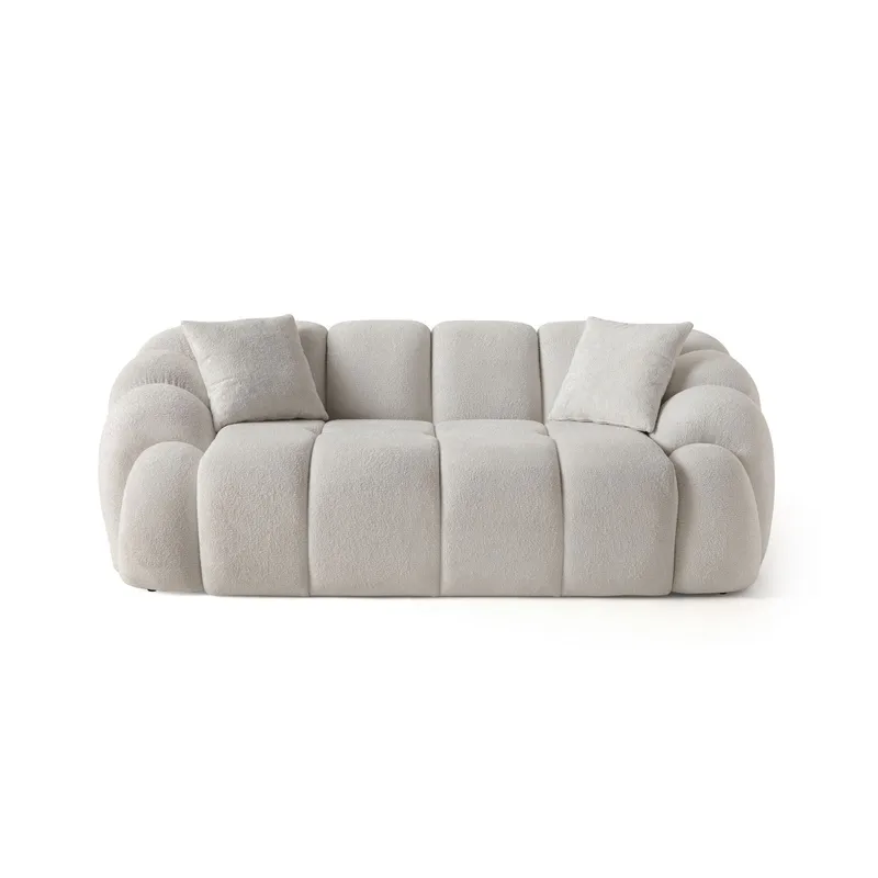 Octavio 2-sitssoffa 199x70x80 cm, Vit