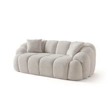 Octavio 2-sitssoffa 199x70x80 cm - Vit - Möbler - Soffa - 2 sits soffa