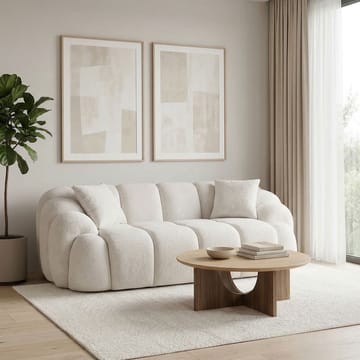 Octavio 2-sitssoffa 199x70x80 cm - Vit - Möbler - Soffa - 2 sits soffa