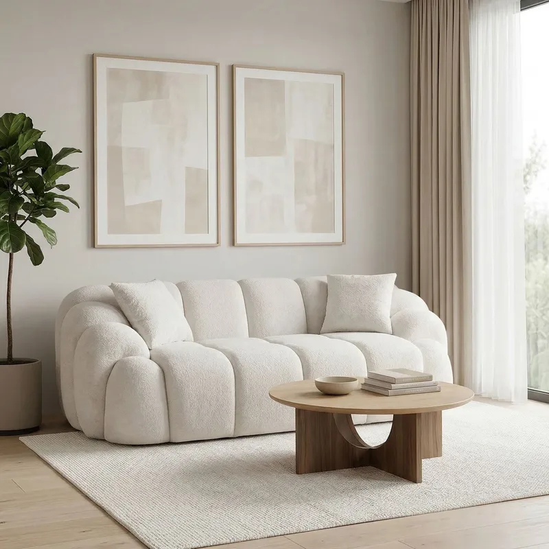 Octavio 2-sitssoffa 199x70x80 cm - Vit - Möbler - Soffa - 2 sits soffa