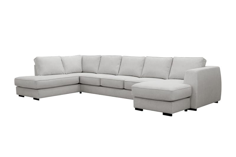 Optus 6-sits U-soffa med Divan och schäslong höger - Ljusgrå - Möbler - Soffa - U-soffa