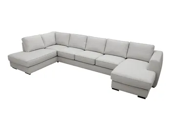 Optus 6-sits U-soffa med Divan och schäslong höger - Ljusgrå - Möbler - Soffa - U-soffa