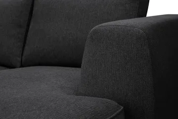 Optus 6-sits U-soffa med Divan och schäslong höger - Svart - Möbler - Soffa - U-soffa